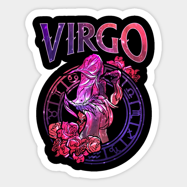 Virgo Birthday Horoscope Virgo Birthday Sticker TeePublic